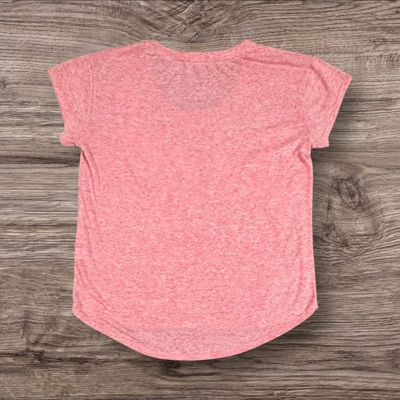 Victoria's Secret Y2K Pink Heathered Angel Tee Size Small - Picture 5 of 5